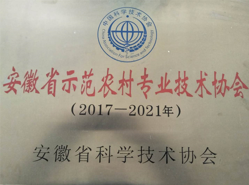 安徽省示范农村专业技术协会